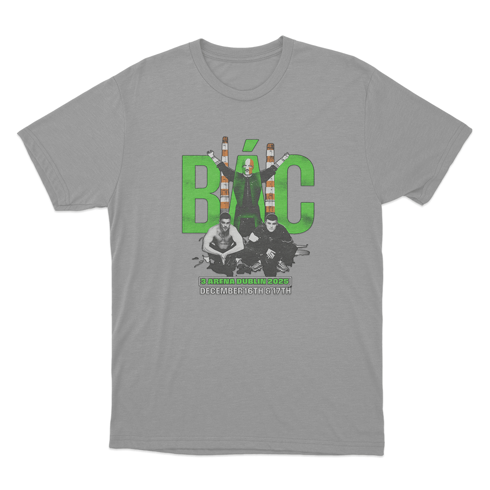 BÁC Dublin T Shirt Grey BAC Dublin T Shirt Grey