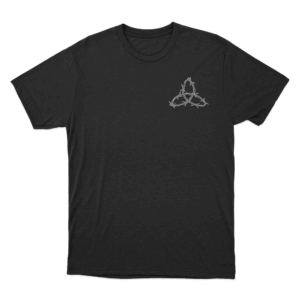Barbed Wire Triquetra T Shirt Black