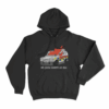 Burning Police Van Hoodie Black