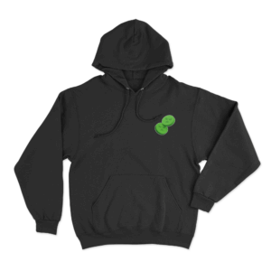 Green Pills Hoodie Black