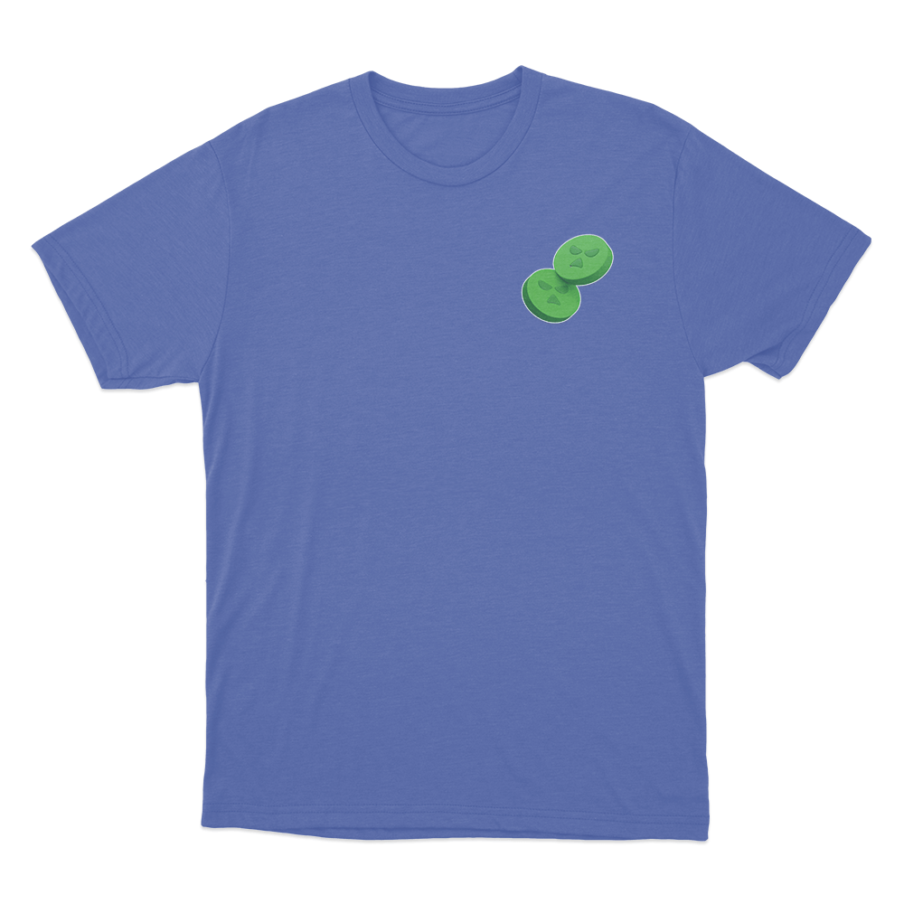 Green Pills T Shirt Blue Green Pills T Shirt Blue