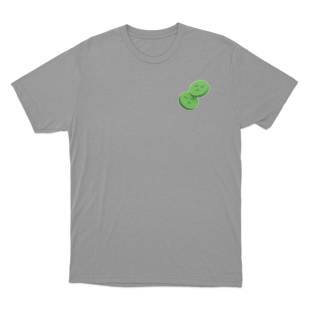 Green Pills T Shirt Grey Green Pills T Shirt Grey