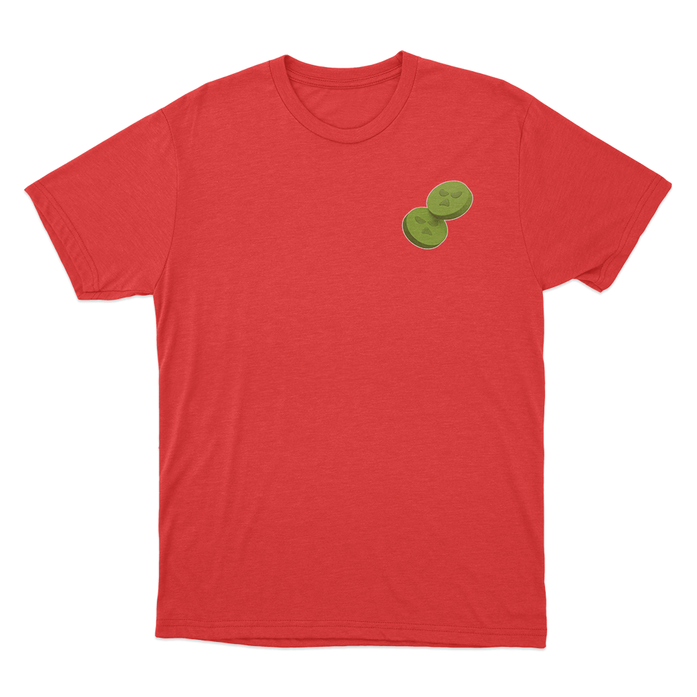 Green Pills T Shirt Red Green Pills T Shirt Red