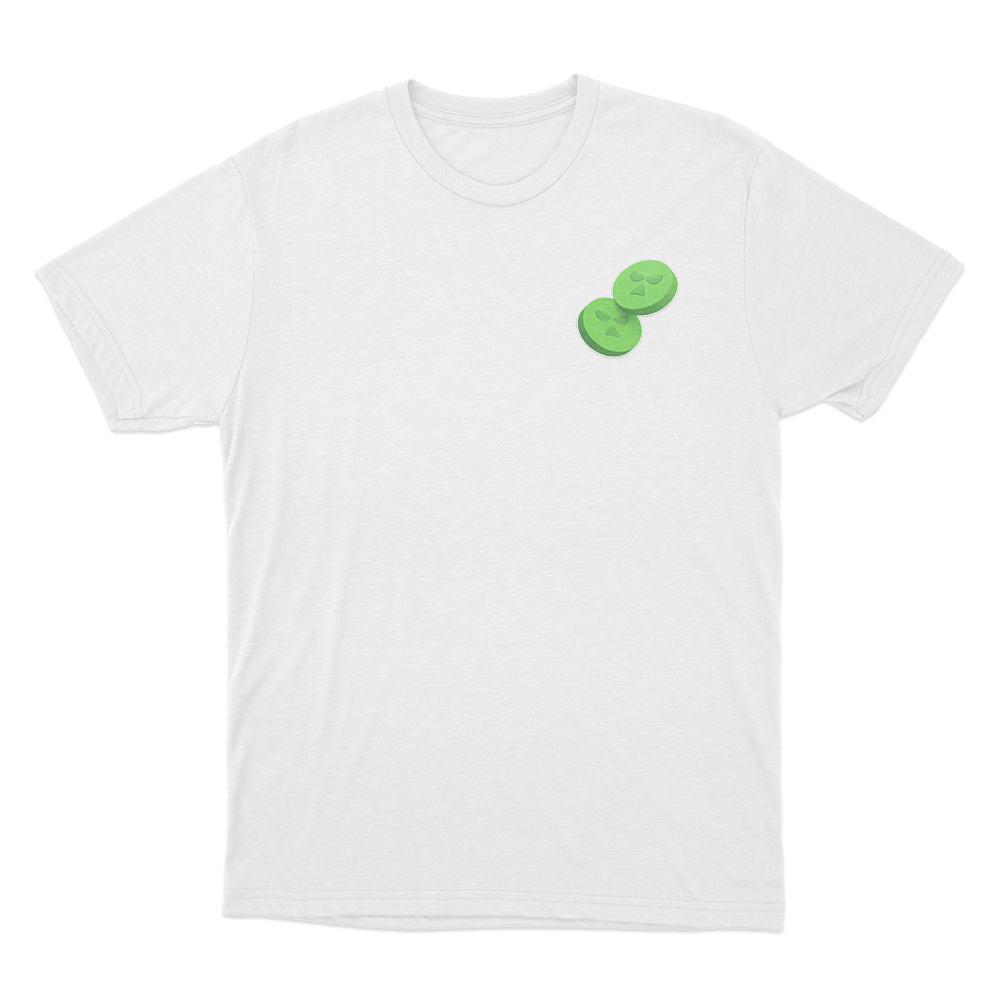 Green Pills T Shirt White Green Pills T Shirt White