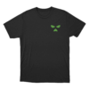 Green Tri Shape T Shirt Black