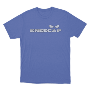 Kneecap Logo T Shirt Blue