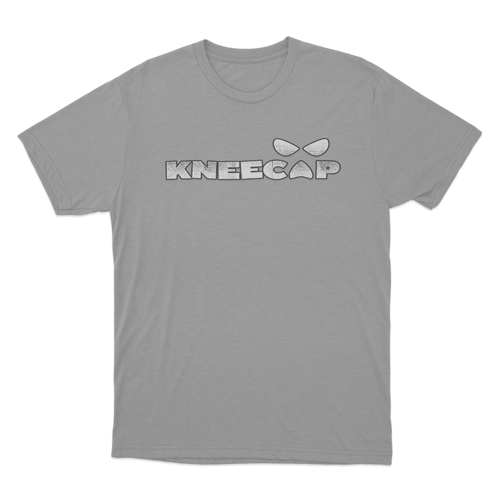 Kneecap Logo T Shirt Grey Kneecap Logo T Shirt Grey