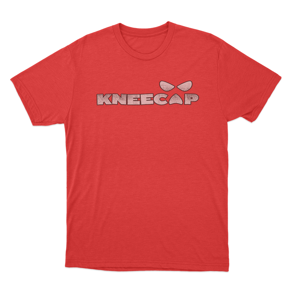 Kneecap Logo T Shirt Red Kneecap Logo T Shirt Red
