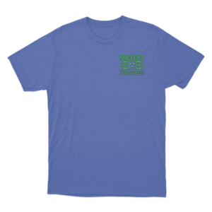Kneecap World Service T Shirt Blue