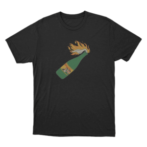 Molotov Cocktail T Shirt Black