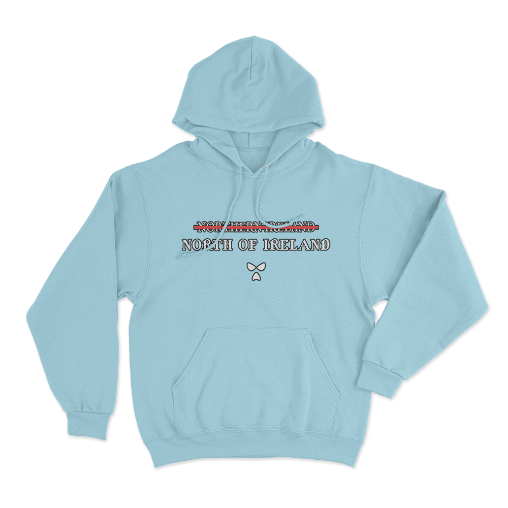 North of Ireland Hoodie Sky Blue North of Ireland Hoodie Sky Blue