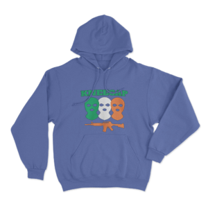 Three Balaclavas Hoodie Blue